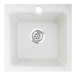 Granfest Мойка кухонная Practic GF-P420 Белый – фотография-1